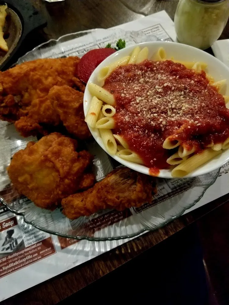 Golden Chicken and Pasta